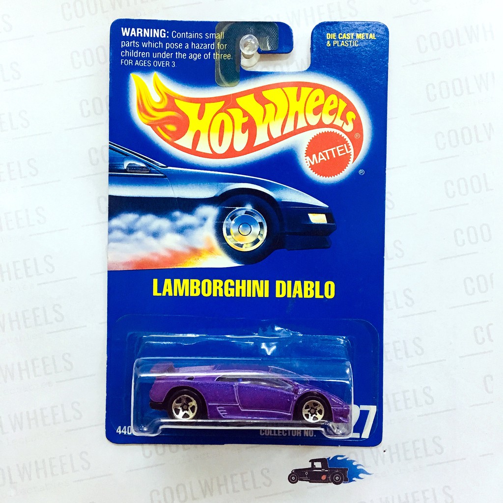 Hot Wheels 1995 Lamborghini Diablo - Purple | Shopee Malaysia