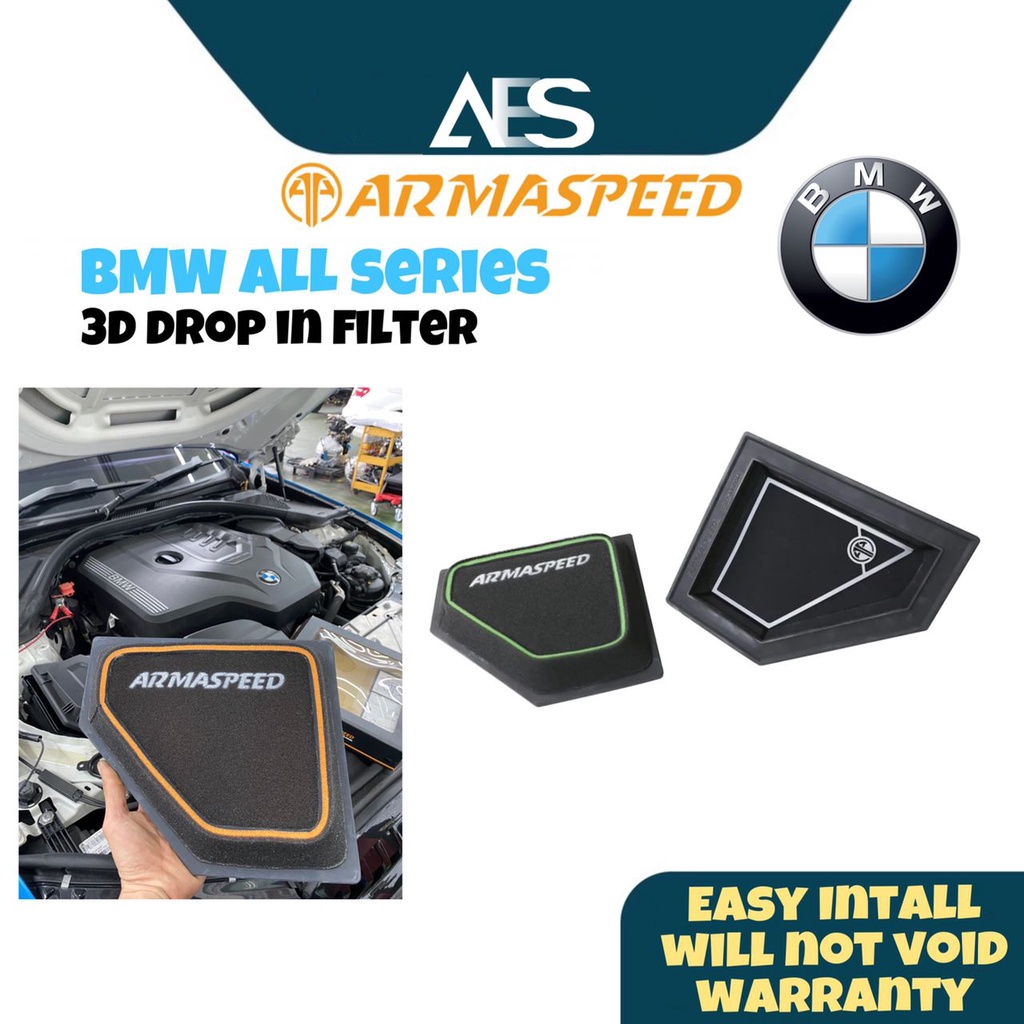 Armaspeed 3D Replacement Air Filter Bmw G20 G30 G06 F30 F10 | Shopee ...