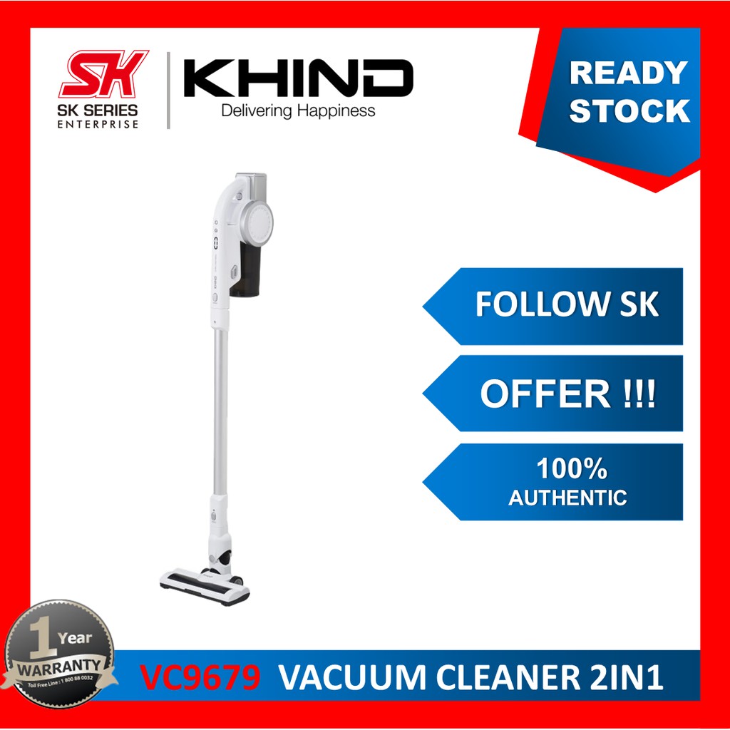 Khind VC9679 Cordless Vacuum Cleaner Handy Vacuum Cleaner Shopee Malaysia