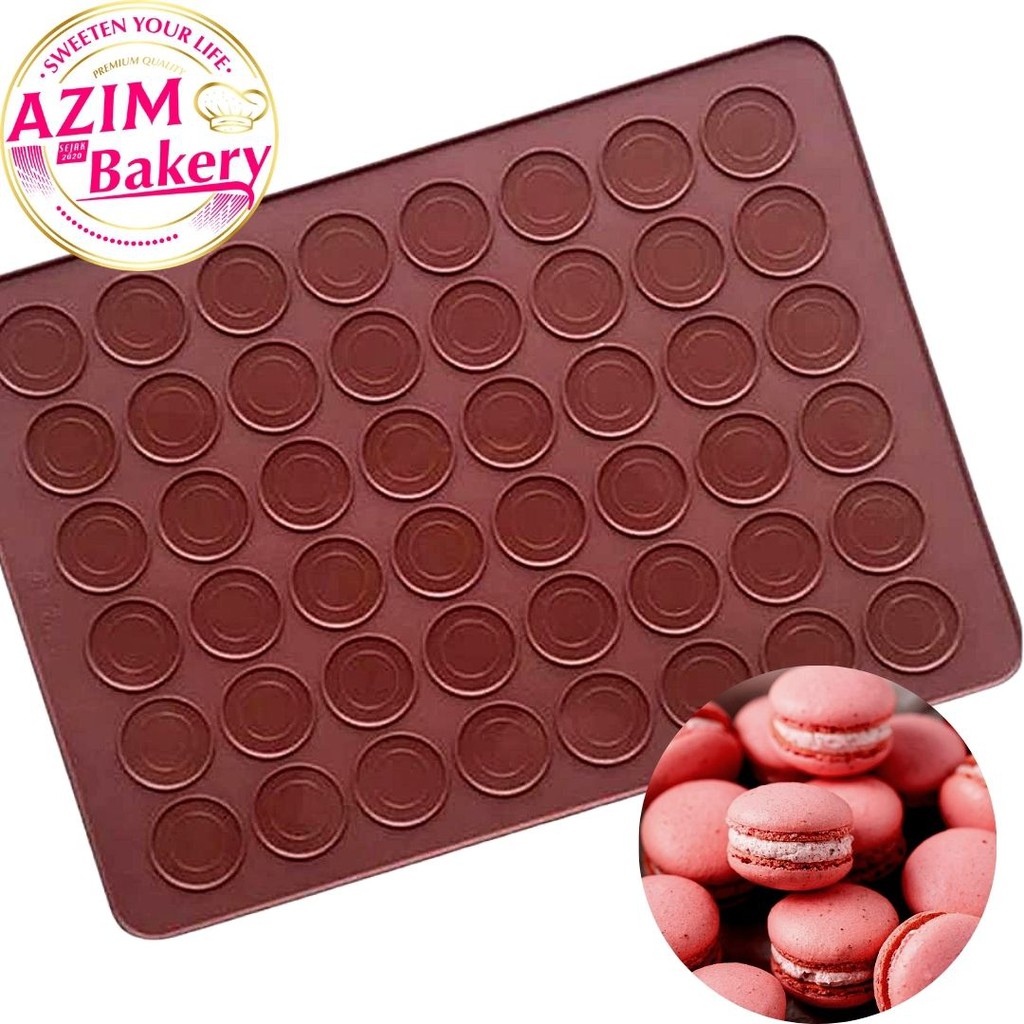 Acuan Macaron 48 Cavity Macaron Mat Macaron Baking Sheet Mat