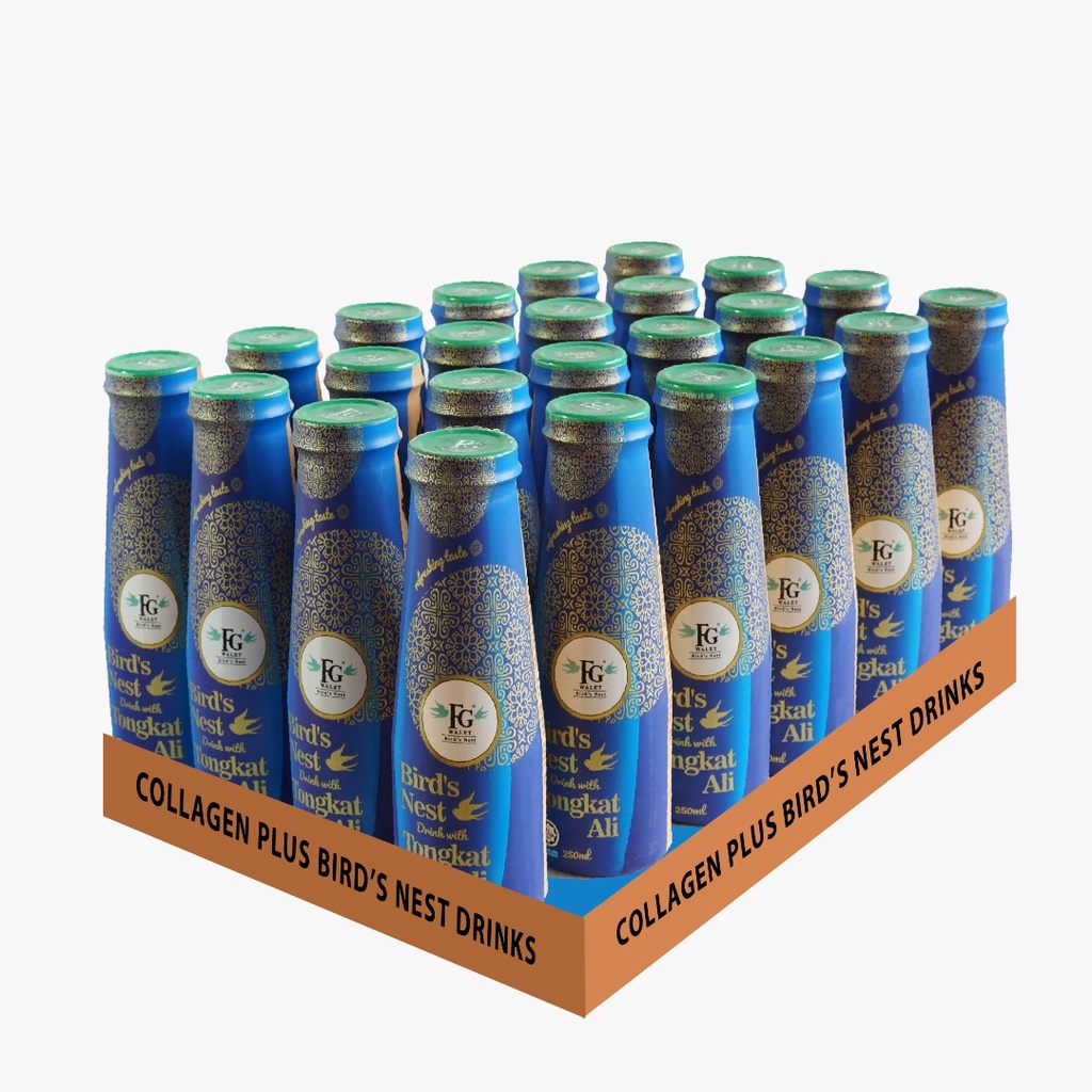 FGWALET 1 CARTON (24BTL) COLLAGEN PLUS BIRD'S NEST DRINK WITH TONGKAT