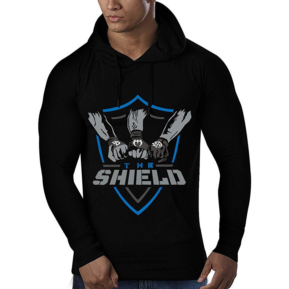wwe shield hoodie