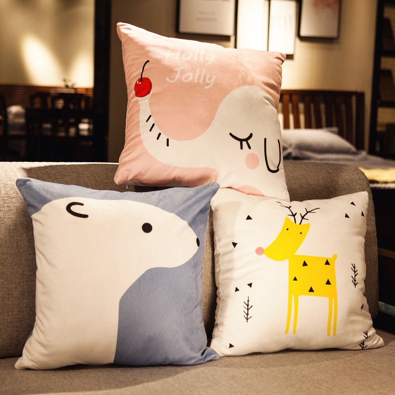 Ins Pillow Cushion For Leaning On A Large Sitting Room Sofa