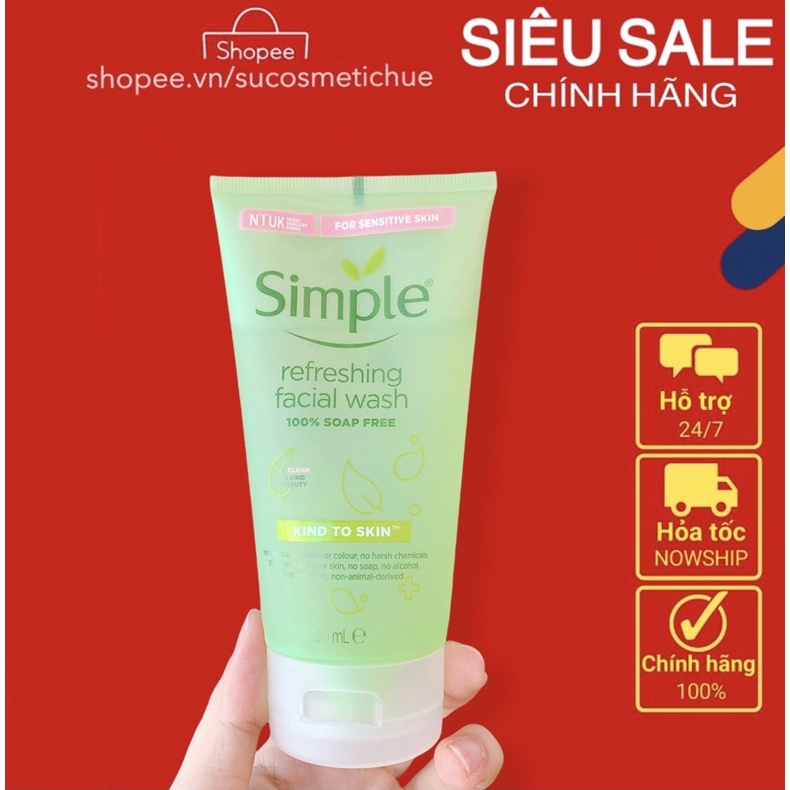 Simple benign cleanser 150ml Shopee Malaysia