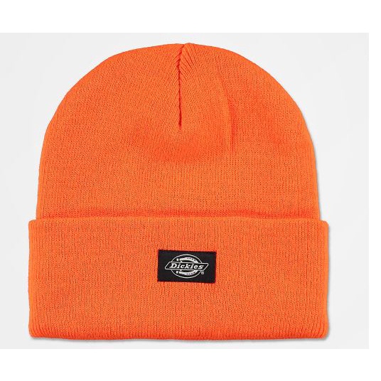 Dickies Icon Cuffed Knit Beanie Hat ( ORANGE ) | Shopee Malaysia