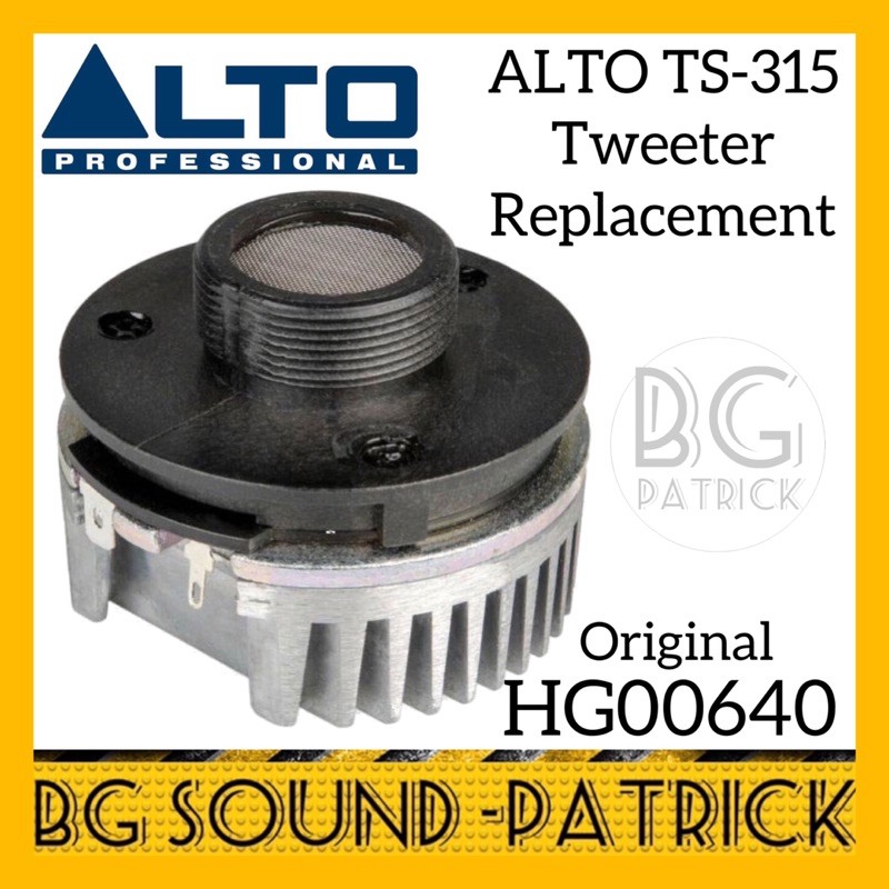 Alto Professional TS315 High Tweeter Replacement TS315 Shopee Malaysia