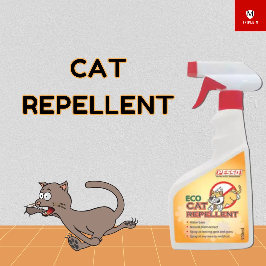 Pesso Eco Cat Repellent (500ml) Halau Kucing Spray Repel Cats 驱猫 