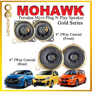 MOHAWK Plug & Play Front & Rear OEM Speaker For Perodua Myvi 2005 Myvi ...