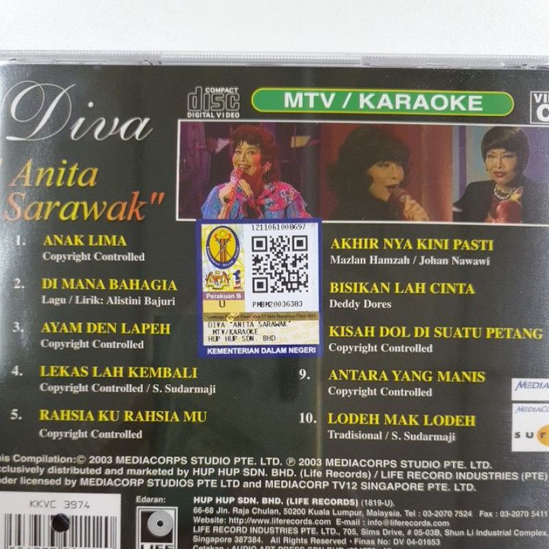 Mtv Karaoke Diva Anita Sarawak Shopee Malaysia