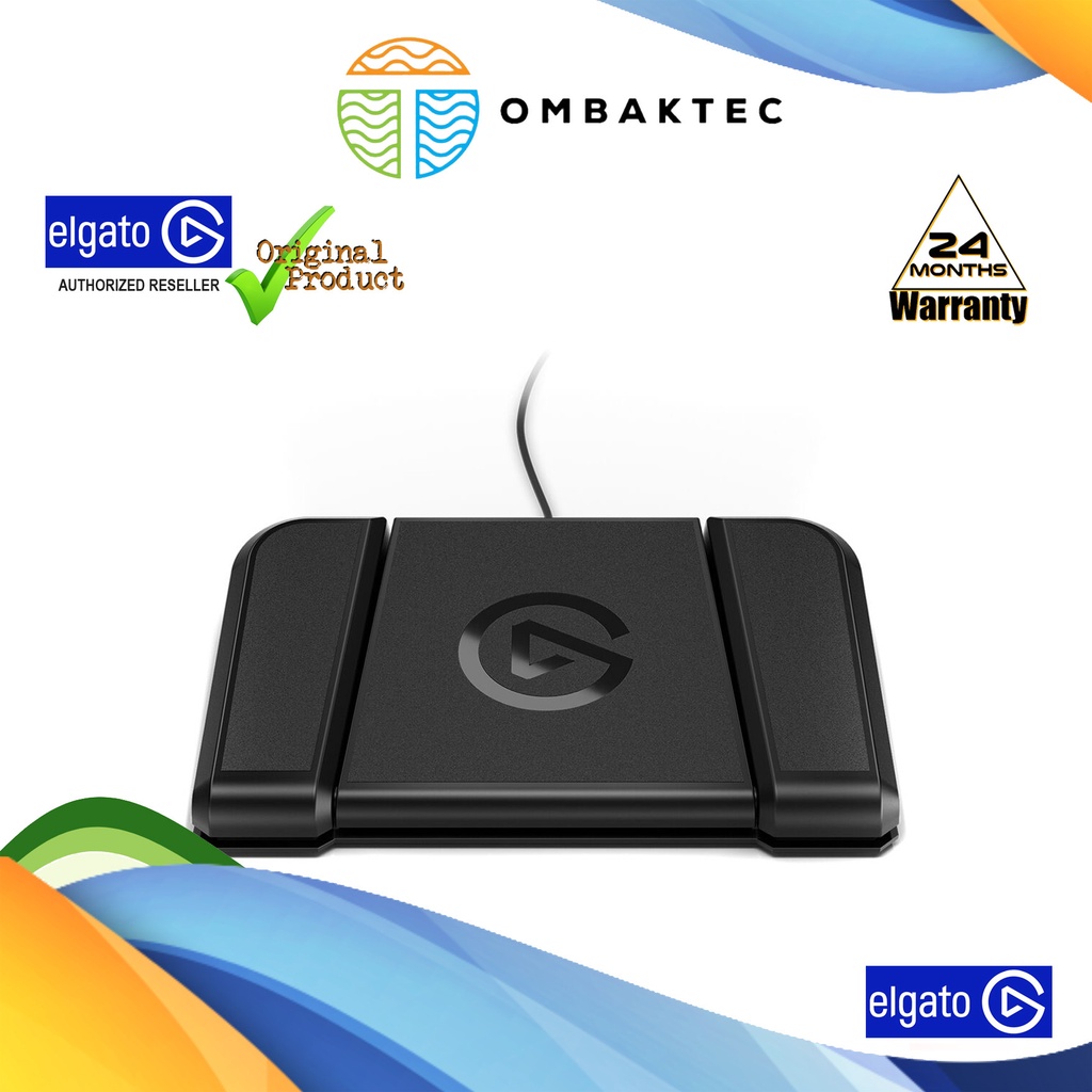Elgato Stream Deck Foot Pedal, Works with Mac and PC Shopee Malaysia