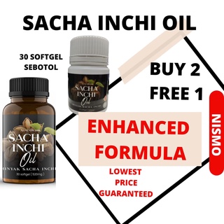🔥OFFER🔥Beli 2 percuma 1 Minyak Sacha Inchi Oil Original Murah Premium 30 Softgel Veggie