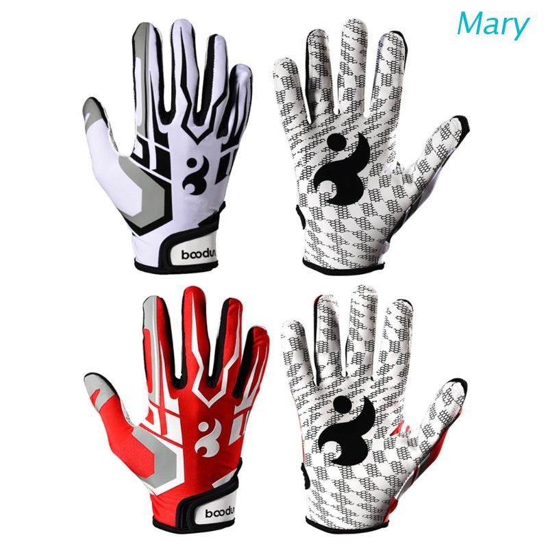 Mary 1Pair Youth Baseball Batting ProtectiveGloves American Football Professional Non-slip Baseball Gloves for Hiking Ca