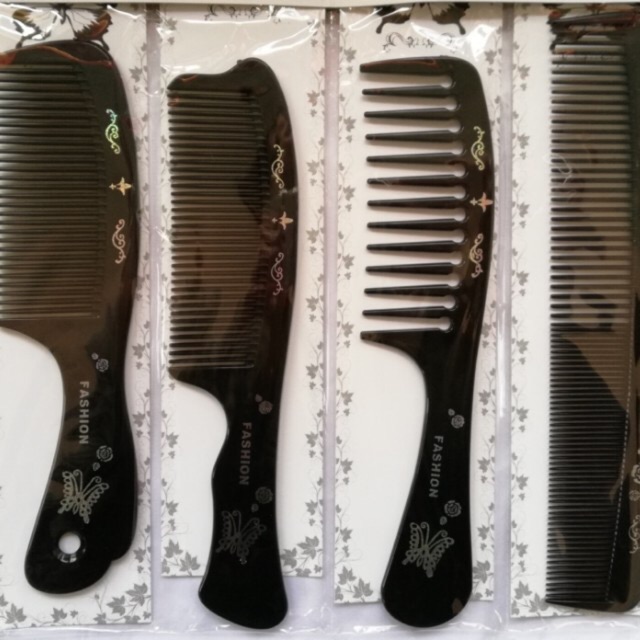 OFFER 4pcs Sikat Rambut  Harga  Bajet MURAH  set of 4 ladies 