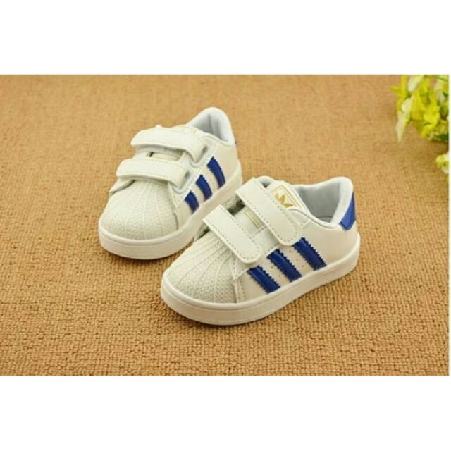  Adidas  inspired for kids kasut budak  kids shoes  BLUE 