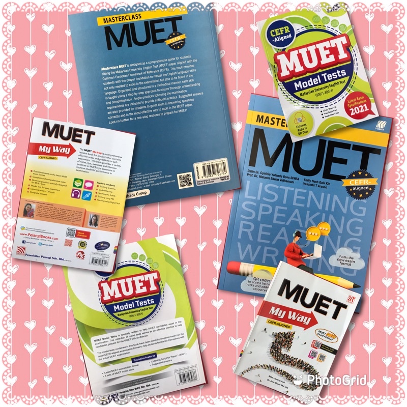 MUET CEFR-ALIGNED /LiSTENING/SPEAKING/WRITING/READ | Shopee Malaysia