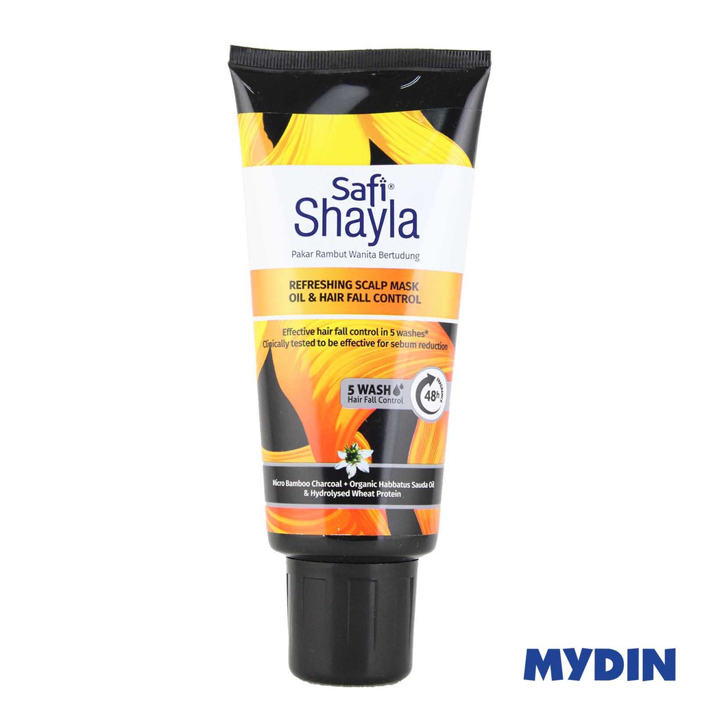 Safi Shayla Refreshing Scalp Mask Oil Hair Fall Control 160g