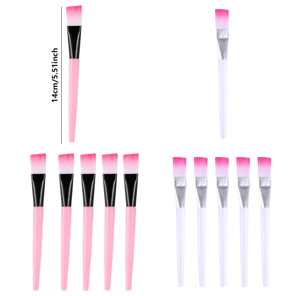 【VOLL】 Mudder Facial Mask Brush Makeup Cosmetic Tools with Clear Plastic Handle