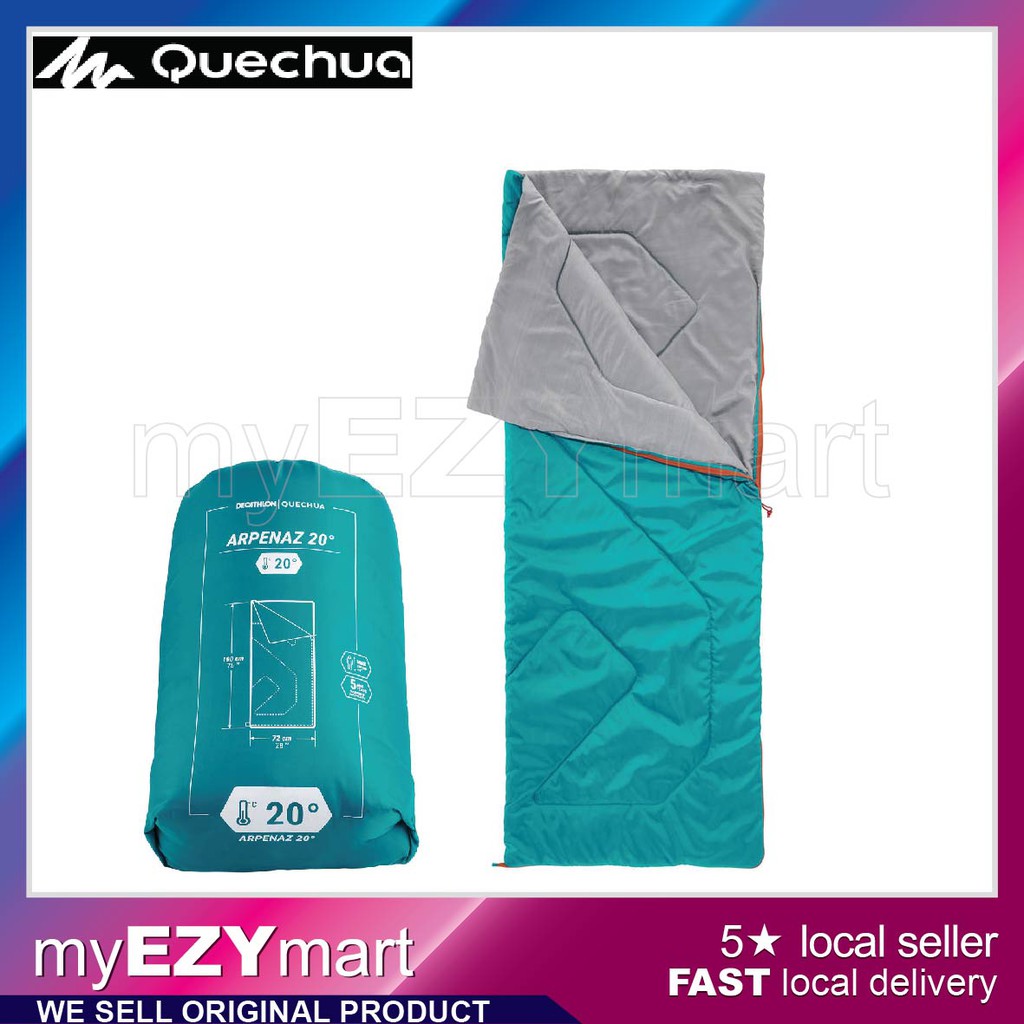 quechua sleeping bag arpenaz 20