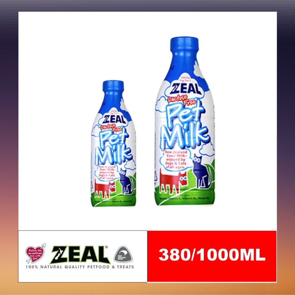 ZEAL LACTOSE FREE PET MILK 1000ML/380ML Shopee Malaysia