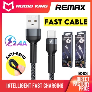 REMAX Cable USB Fast Charging Android Remax USB Cable USB Charging Cable Micro USB Cable Type C Cable Iphone Wire RC-124