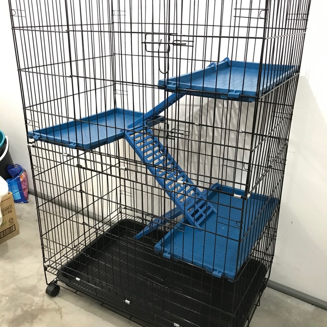 SANGKAR KUCING 3 Tingkat 2pintu. READY STOCK -new collection | Shopee
