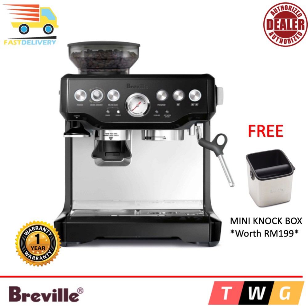 Breville BES870 Barista Express Espresso Machine (Black) | Shopee Malaysia