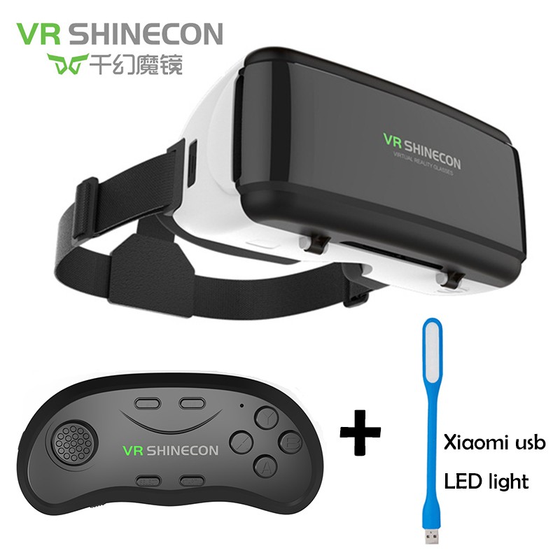 Shinecon G06 VR Box Virtual Reality Glasses 3D Google Cardboard Headset Helmet