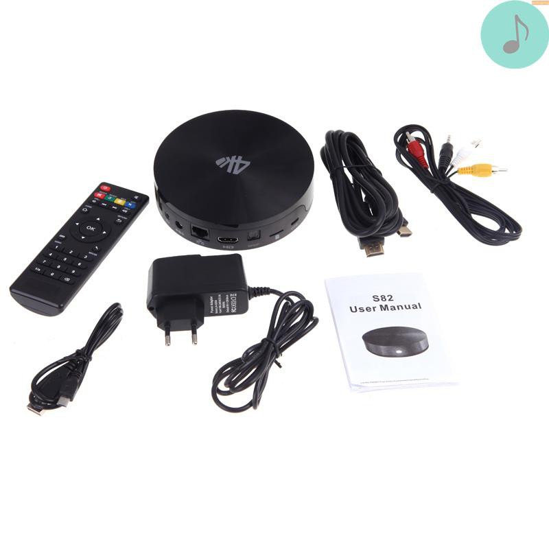 Ag s82 tv box android 4.4 quad core 2ghz mali450 4k h.265 2g/8gb dolby ...