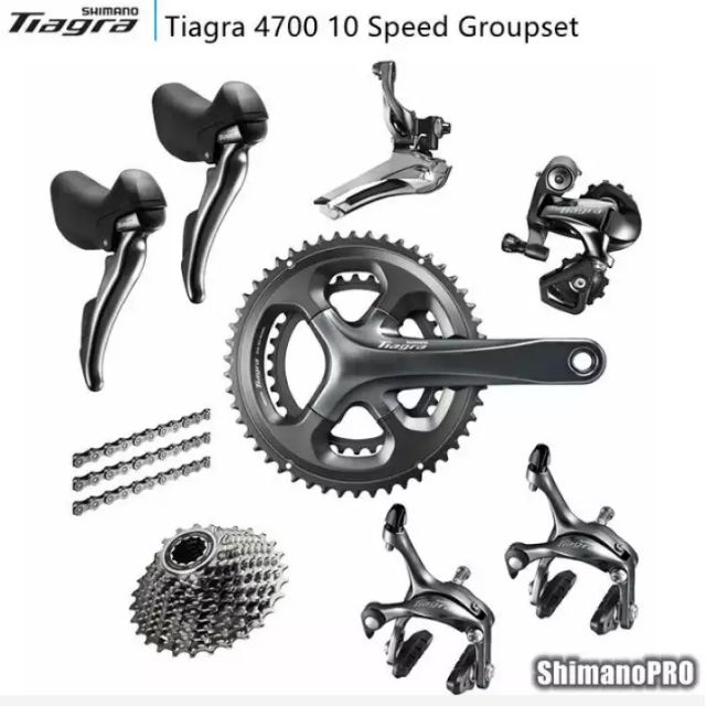 shimano tiagra 4700 hydraulic disc groupset