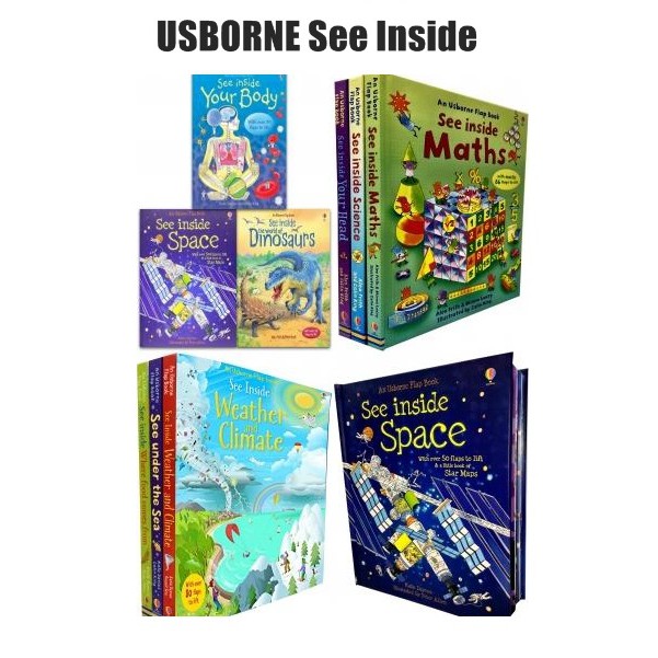 Usborne See Inside Hardcover Lift Flap Book Children Book Educational Book Shopee Malaysia