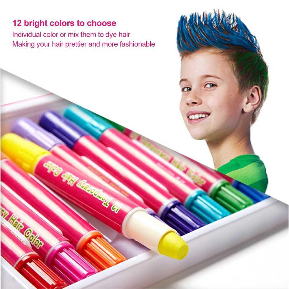 12-hair-chalk-set-blendable-temporary-hair-chalks-multi-clolor