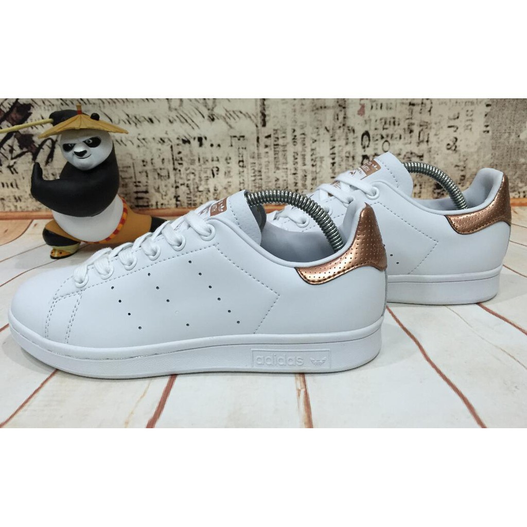 stan smith rose gold metallic