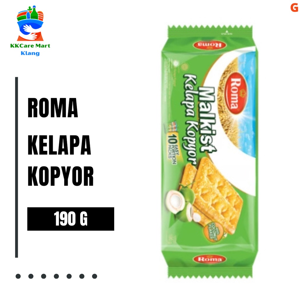 ROMA - Malkist Kelapa Kopyor 10s x 19g | Shopee Malaysia