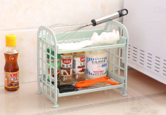 2 Layers Table Storage Rack