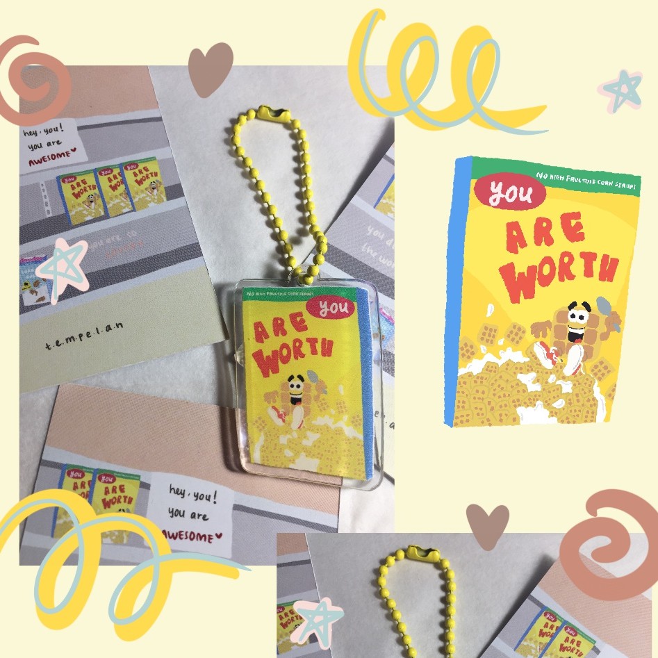 You Are Worth Acrylic Keychain