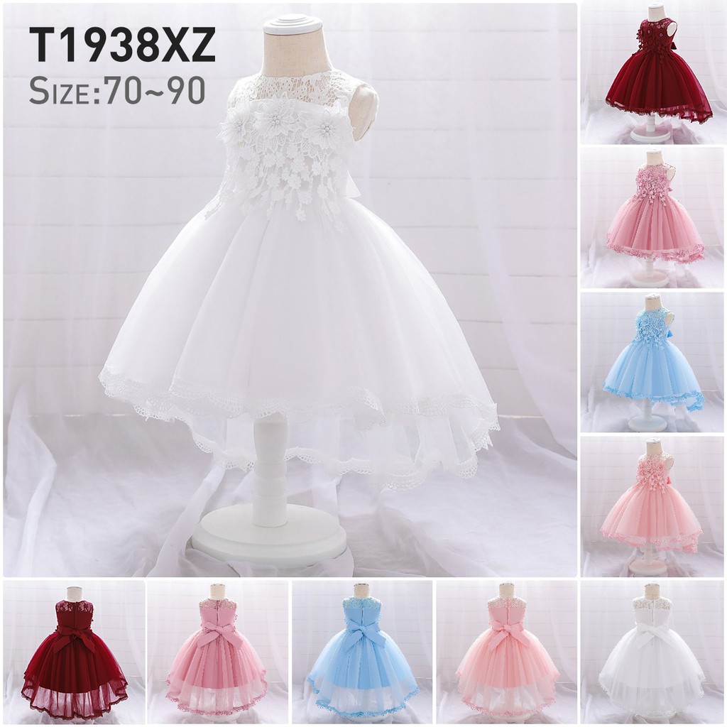 white princess dress for baby girl