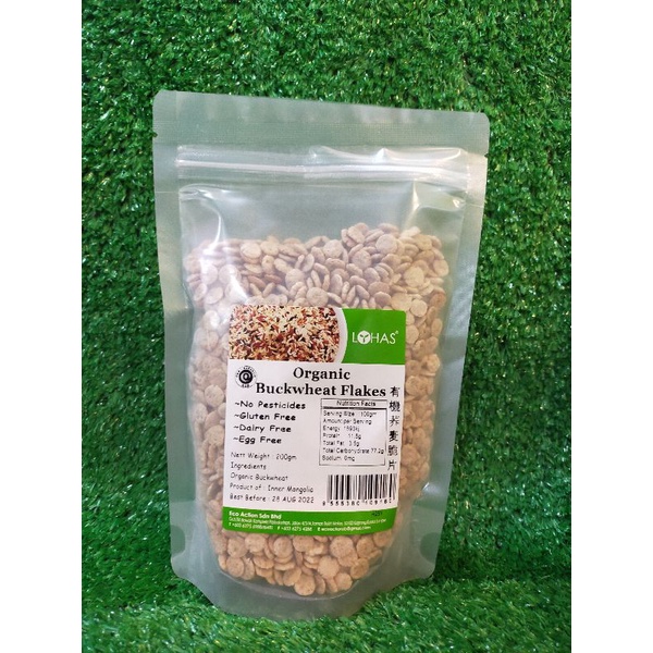 LOHAS Organic Buckwheat Flakes, 200g(Exp13/02/2023) Shopee Malaysia