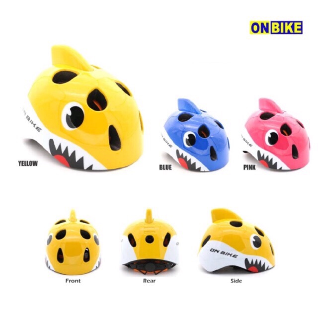 baby shark bike helmet