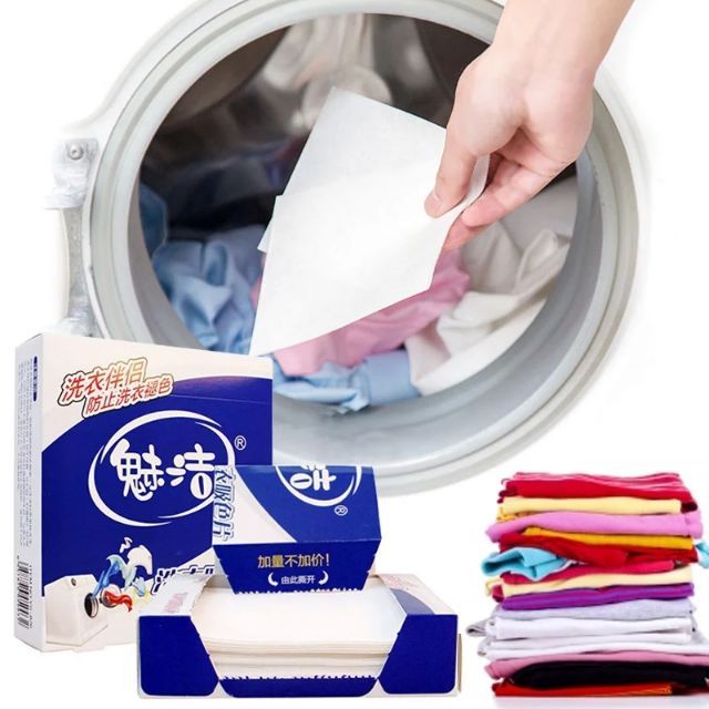 Color Catcher Washer Sheets Laundry Colour Dye Catching Shopee Malaysia