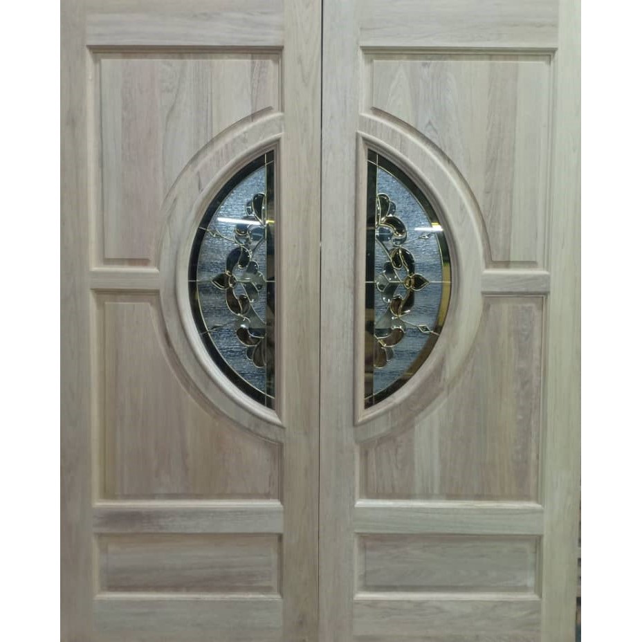 RRG4L Merpauh Wooden Door Pintu Kayu Shopee  Malaysia