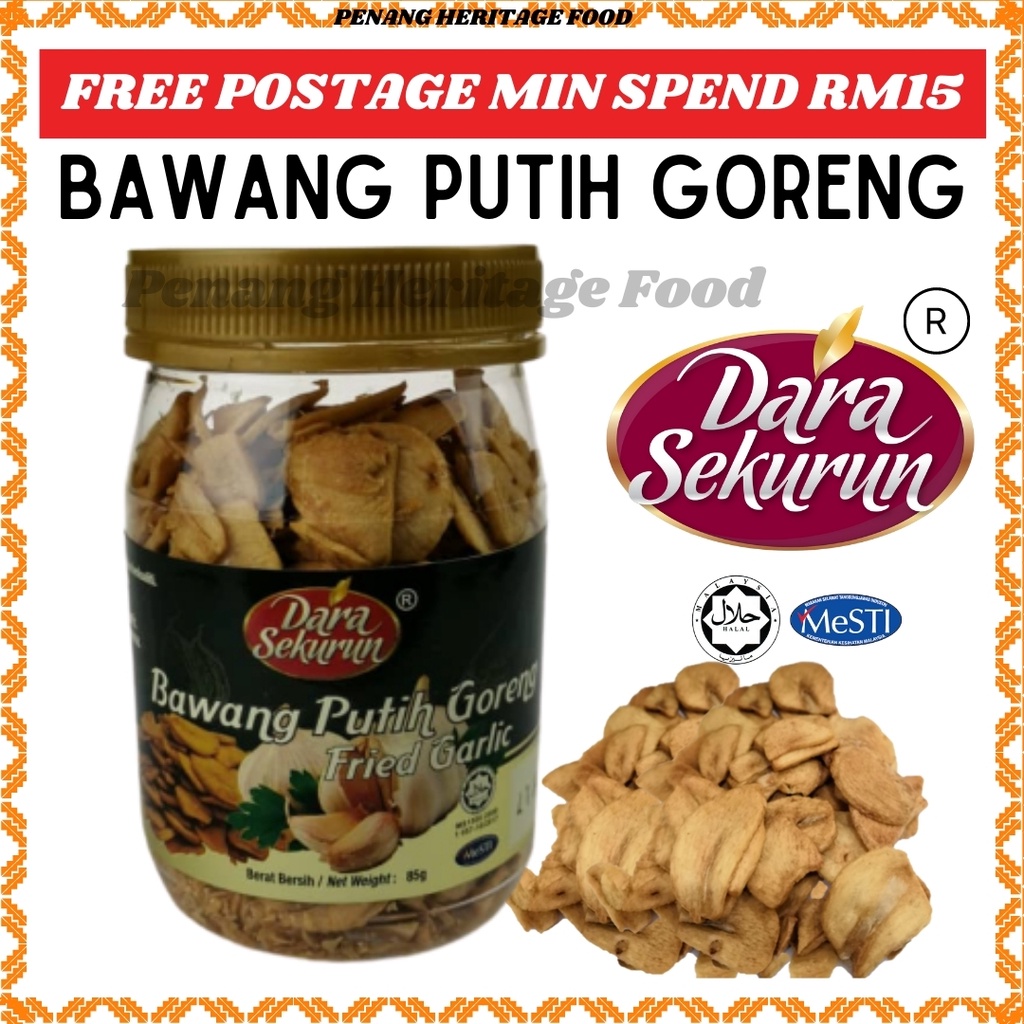 Buy 99 Bawang Putih Rasa Asli X Berminyak Rangup Menu Berpantang Diet Snek Sihat Bawang Putih Goreng Dara Sekurun Seetracker Malaysia