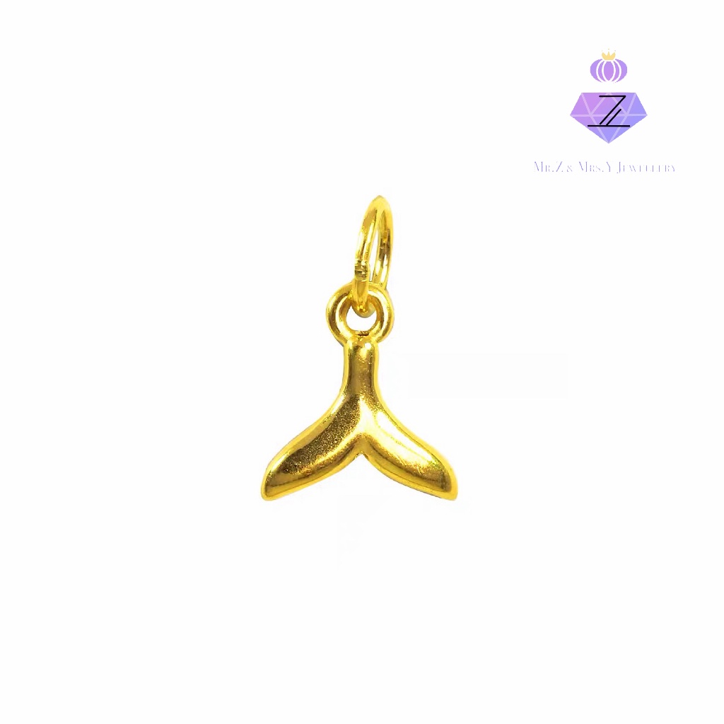 Zy Jewellery 999 24k 3d Pure Gold Golden Mermaid Pendant 人鱼足金吊坠 999足金人鱼金吊坠 Shopee Malaysia