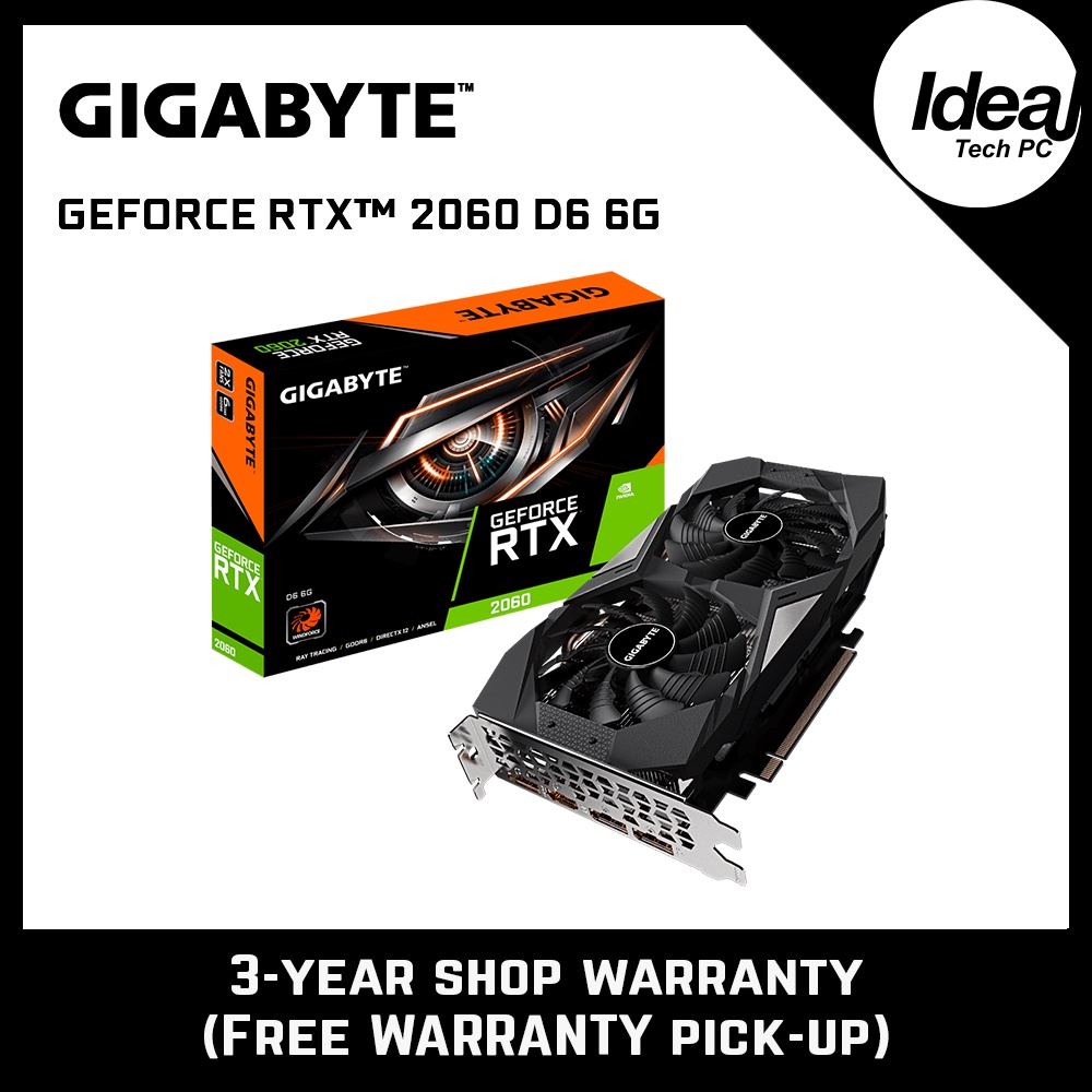 [PROMO!] GIGABYTE GeForce RTX 2060 D6 6G