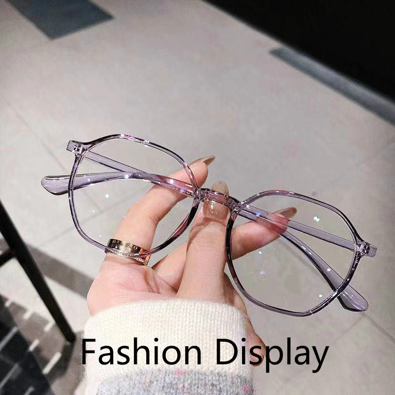 0 0 To 6 0 Nearsighted Eyeglasses Cermin Mata Rabun Jauh Anti Blu Ray Bingkai Poligonal Finished Eyeglasses Shopee Malaysia