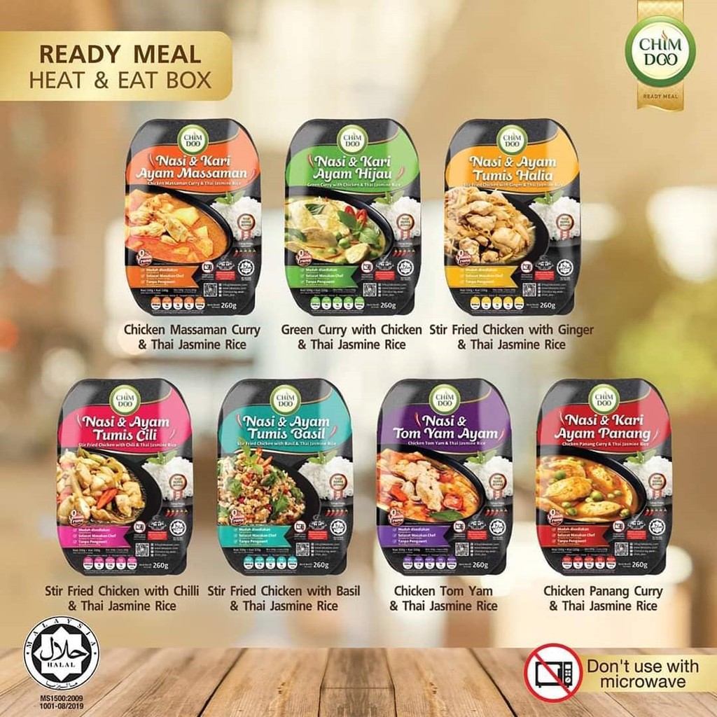Chim Doo Halal Ready to Eat Meal Box ChimDoo Shopee Malaysia
