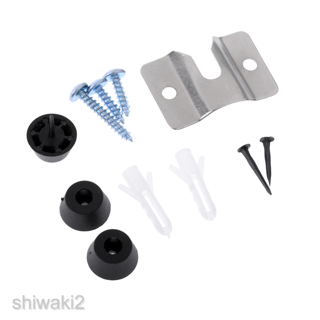 2 Set Dartboard Hardware Kit Screws Wall Mount Bracket For Hanging