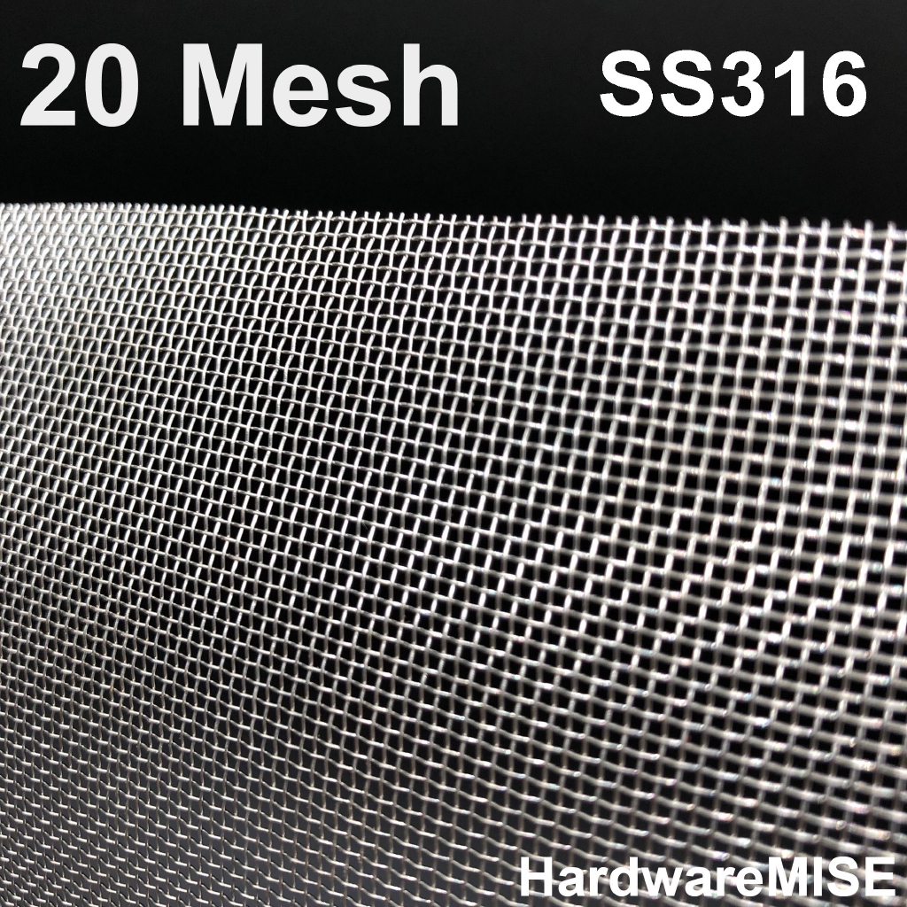 Stainless Steel Wire Mesh SS 316 Mosquito Netting 20 mesh SS316