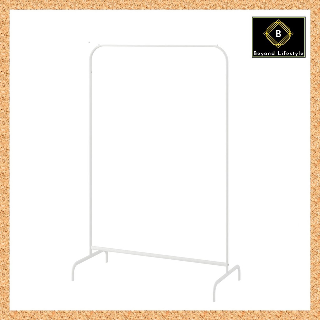 Ikea Mulig Rack Mulig Clothes Rack White 99x152 Cm Clothes Hanger Hang Clothes Rack Rak Baju Ikea Rack Rak Shopee Malaysia