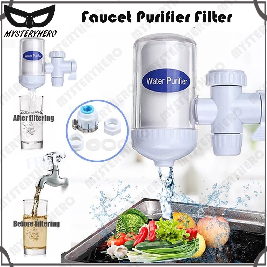 MysteryHero Kitchen Water Purifier Tap Filter Purifier Penapis Air Replacement Element Water filters 水龙头滤水器净水器