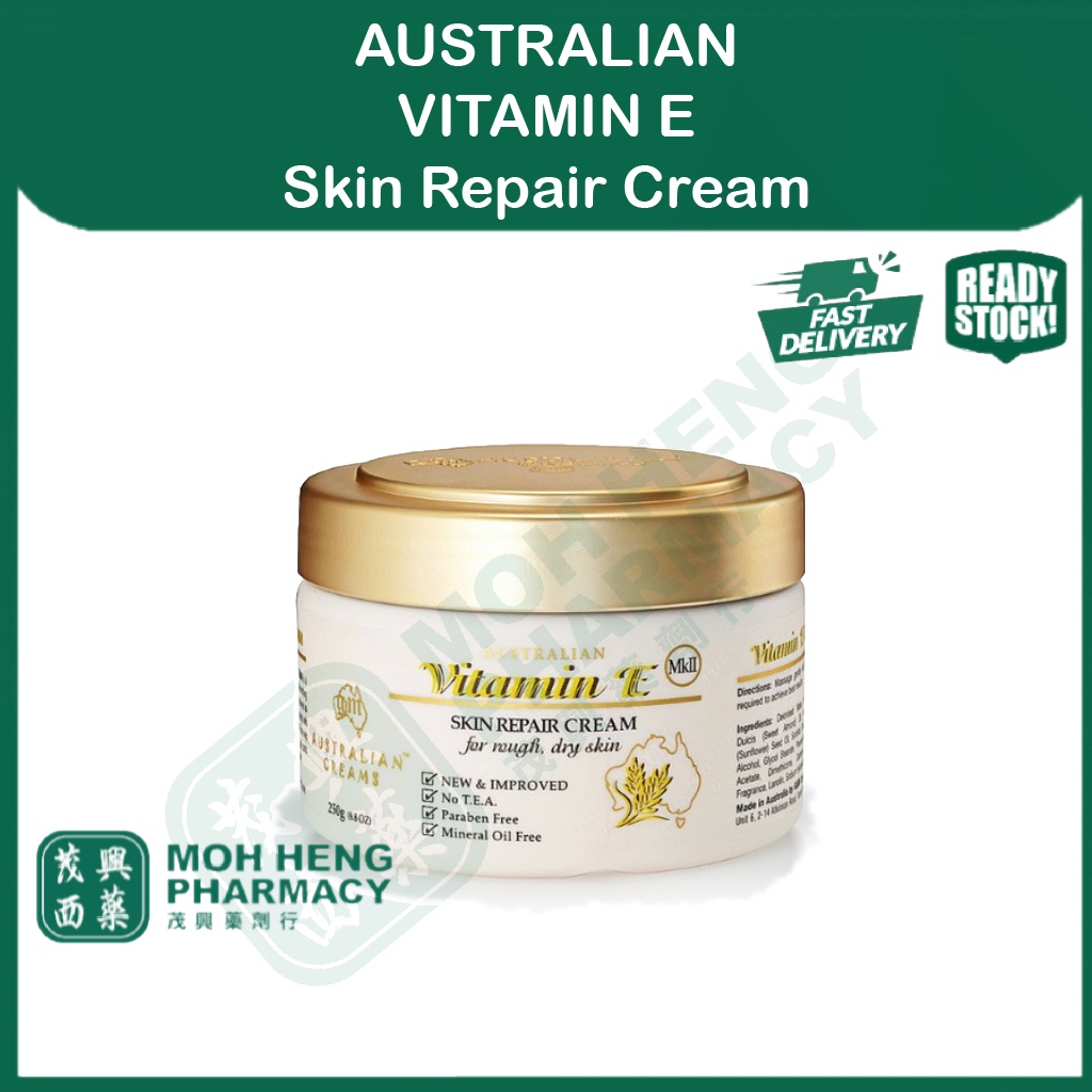 AUSTRALIAN VITAMIN E Skin Repair Cream (250g)(Exp 6/2025)